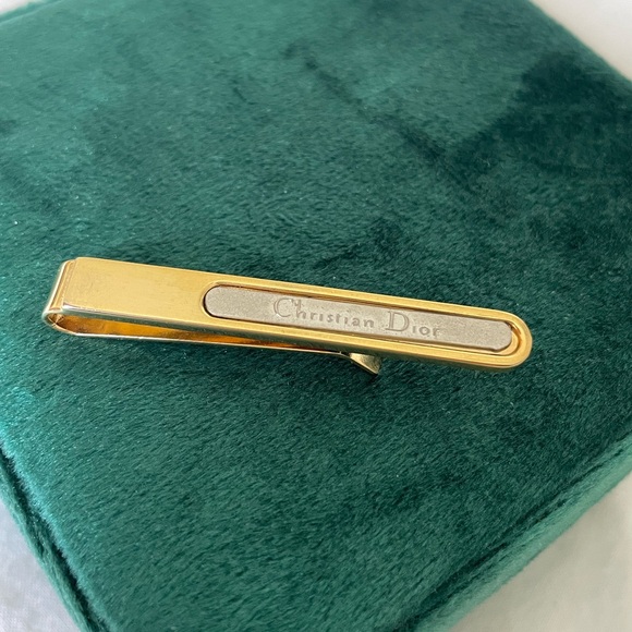 SOLD Christian Dior Tie Bar Clip - Picture 1 of 3